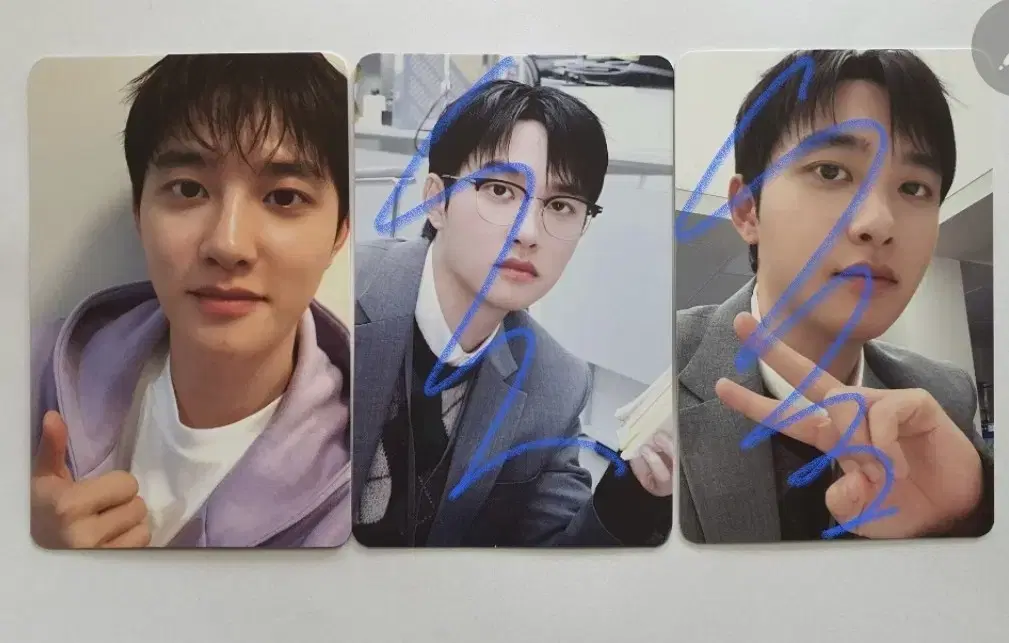 엑소 디오 도경수 중국 QQ뮤직 랜덤 포카 포토카드 | 브랜드 중고거래